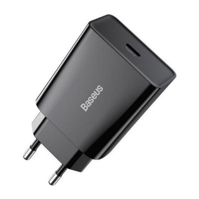 Зарядний пристрій Baseus Speed Mini Quick Charger 1C 20W EU Black (CCFS-SN01) CCFS-SN01 фото