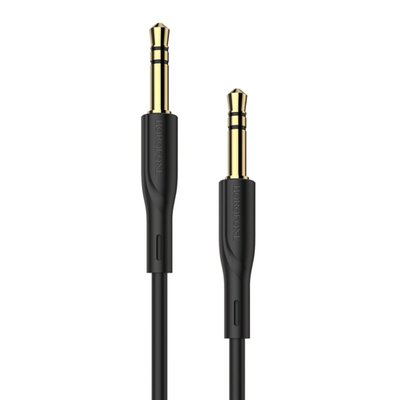 Аудiо-кабель BOROFONE BL1 Audiolink audio AUX cable, 1m Black BL1B1 фото