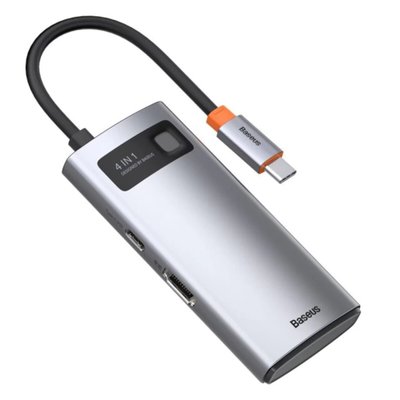 USB-Hub Baseus Metal Gleam Series 4-in-1 Multifunctional （Type-C to HDMI*1+USB3.0*1+USB2.0*1+PD*1） CAHUB-CY0G фото