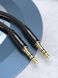 Кабель Vention 3.5mm Male to Male Audio Cable 1M Black Aluminum Alloy Type (BAXBF) BAXBF фото 4