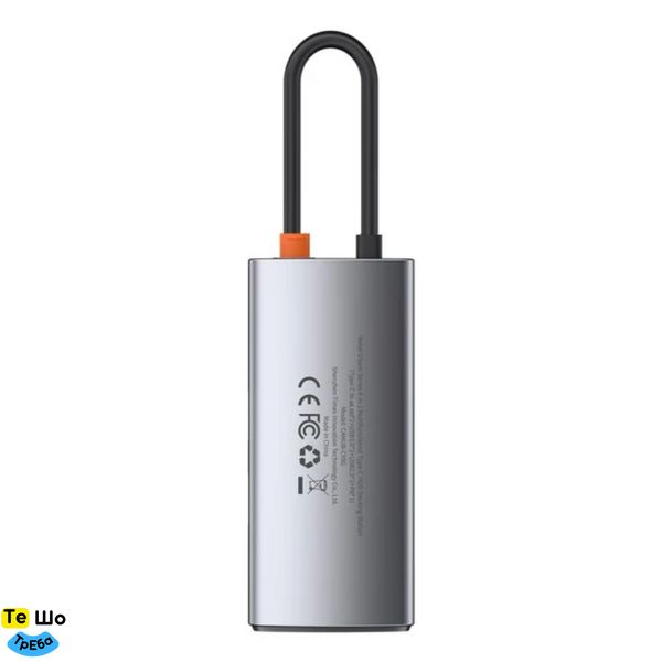 USB-Hub Baseus Metal Gleam Series 4-in-1 Multifunctional （Type-C to HDMI*1+USB3.0*1+USB2.0*1+PD*1） CAHUB-CY0G фото