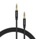Кабель Vention 3.5mm Male to Male Audio Cable 1M Black Aluminum Alloy Type (BAXBF) BAXBF фото 3