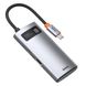 USB-Hub Baseus Metal Gleam Series 4-in-1 Multifunctional （Type-C to HDMI*1+USB3.0*1+USB2.0*1+PD*1） CAHUB-CY0G фото 1