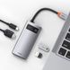 USB-Hub Baseus Metal Gleam Series 4-in-1 Multifunctional （Type-C to HDMI*1+USB3.0*1+USB2.0*1+PD*1） CAHUB-CY0G фото 7