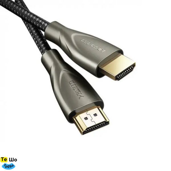 Кабель UGREEN HD131 HDMI Carbon Fiber Zinc Alloy Cable 2m (Gray) (UGR-50108) UGR-50108 фото