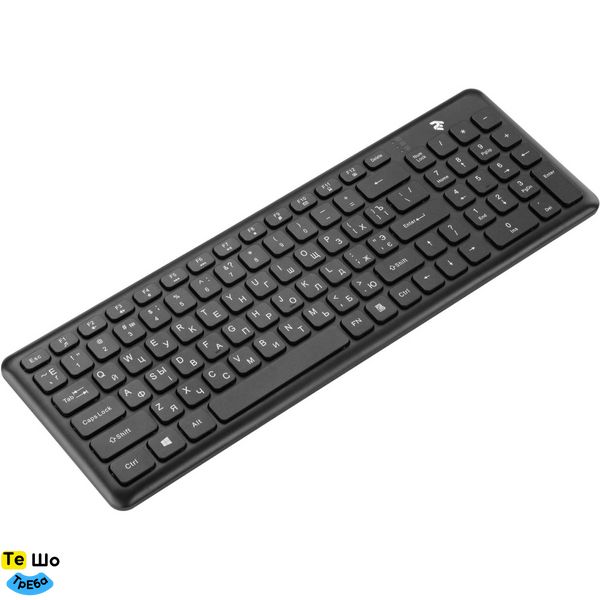 Клавіатура 2E KS230 Slim WL Black 2E-KS230WB фото