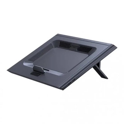 Підставка Baseus ThermoCool Heat-Dissipating Laptop Stand (Turbo Fan Version) Gray LUWK000013 фото
