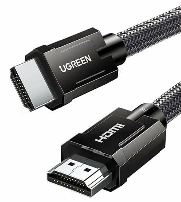 Кабель UGREEN HD135 8K HDMI M/M Round Cable with Braided 1m (Gray) (UGR-70319) UGR-70319 фото