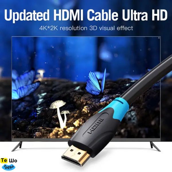 Кабель Vention HDMI-HDMI, 1.5 м, v2.0 (AACBG) AACBG фото