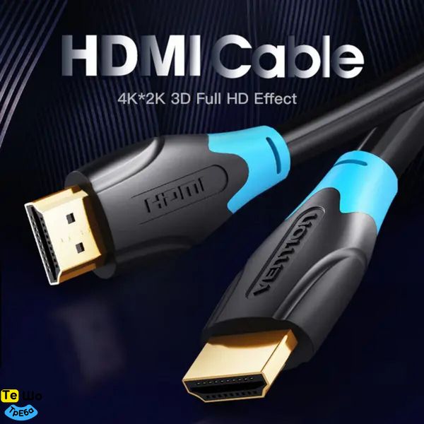 Кабель Vention HDMI-HDMI, 1.5 м, v2.0 (AACBG) AACBG фото