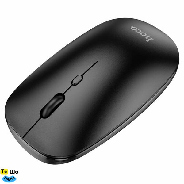 Мышь Hoco GM15 Art dual-mode business wireless mouse Black 6931474760579 фото