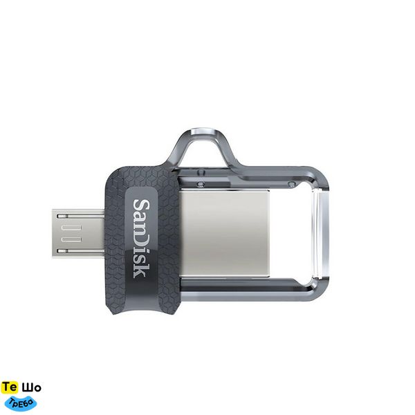 Флеш пам'ять SanDisk USB 3.0 Ultra Dual OTG 64Gb (SDDD3-064G-G46) SDDD3-064G-G46 фото