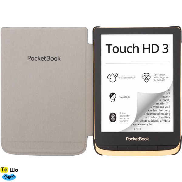 Обложка Pocketbook Shell для PB627/PB616 Bluish Grey (WPUC-627-S-BG)