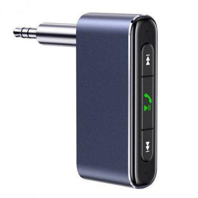 Bluetooth ресивер Usams US-SJ519 3.5DC Mini Car Wireless Audio Receiver BT5.0 Grey 15146 фото