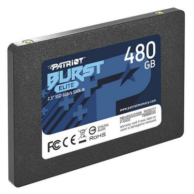 SSD Patriot Burst Elite 480GB 2.5" 7mm SATAIII TLC 3D PBE480GS25SSDR фото
