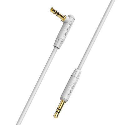 Аудiо-кабель BOROFONE BL4 audio AUX cable 2m, Grey BL4G2 фото