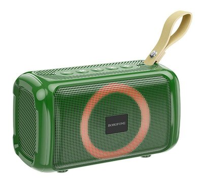 Портативна колонка BOROFONE BR17 Cool sports wireless speaker Dark Green BR17DE фото
