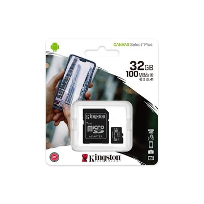 Карта пам'яті Kingston Canvas Select Plus 32Gb А1(adapter SD)(SDCS2/32GB) SDCS2/32GB фото