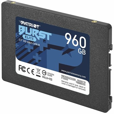 SSD Patriot Burst Elite 960GB 2.5" 7mm SATAIII TLC 3D PBE960GS25SSDR фото