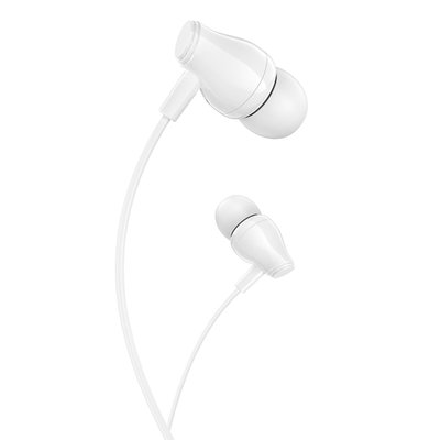 Навушники BOROFONE BM61 Wanderer universal earphones with mic White BM61W фото