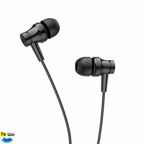 Навушники BOROFONE BM67 Talent universal earphones with mis Black BM67B фото