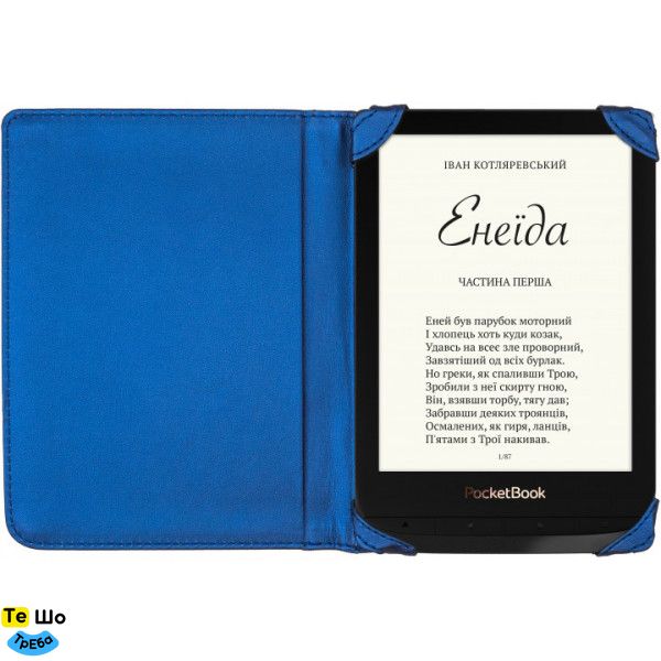 Обложка PocketBook для PocketBook 6" 616/627 Blue metal (VLPB-TB627MBLU1)