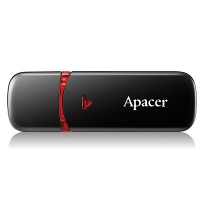 Флеш пам'ять Apacer USB 2.0 AH333 64Gb black (AP64GAH333B-1) AP64GAH333B-1 фото