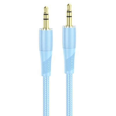 Аудiо-кабель HOCO UPA25 Transparent Discovery Edition AUX audio cable Blue 6931474791146 фото