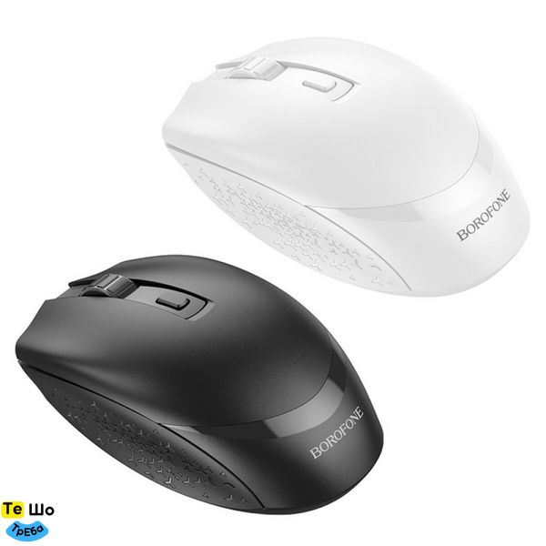 Миша BOROFONE BG7 Platinum 2.4G business wireless mouse White BG7W фото