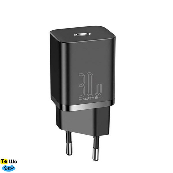 Зарядное устройство Baseus Super Si quick charger IC 30W EU Black (CCSUP-J01) CCSUP-J01 фото