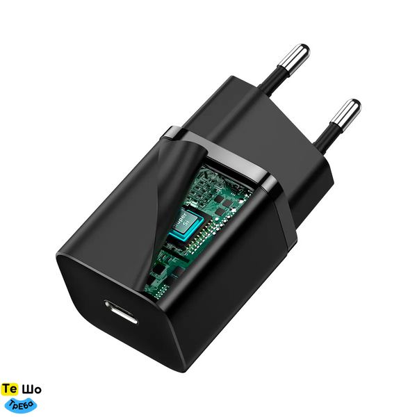 Зарядний пристрій Baseus Super Si quick charger IC 30W EU Black (CCSUP-J01) CCSUP-J01 фото