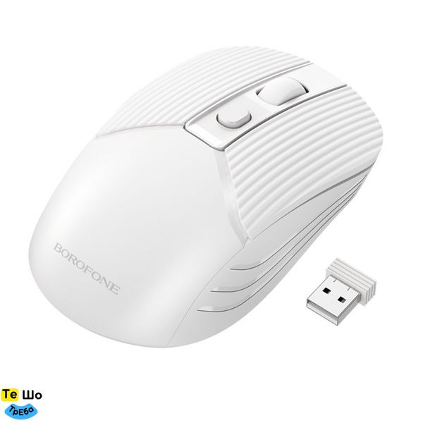 Миша BOROFONE BG5 Business wireless mouse White BG5W фото