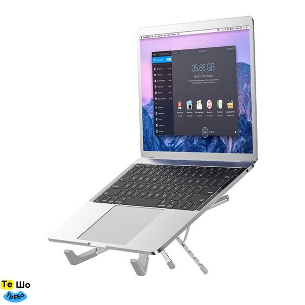 Підставка для ноутбука HOCO PH51 X Bystander metal folding laptop holder Metal Gray 6931474783929 фото