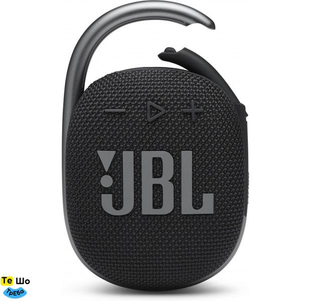 Портативна колонка JBL Clip 4 Black JBLCLIP4BLK фото