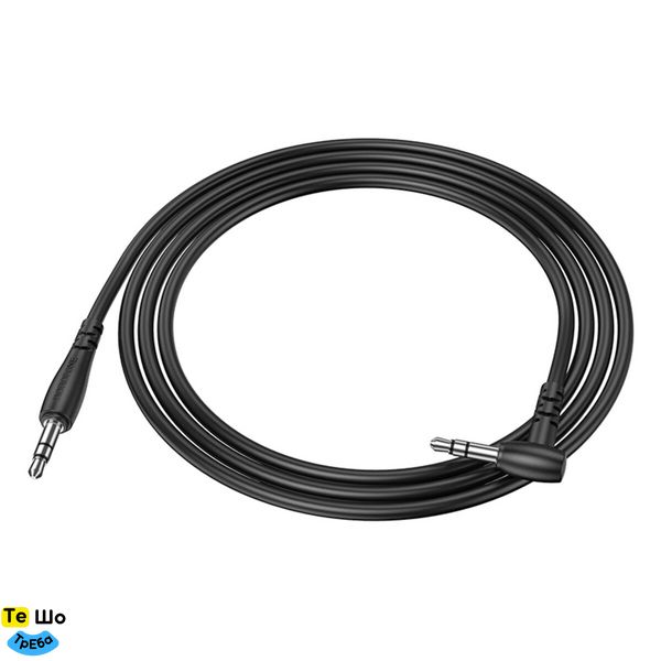 Аудио-кабель BOROFONE BL10 AUX audio cable 1m Black BL10-1B фото