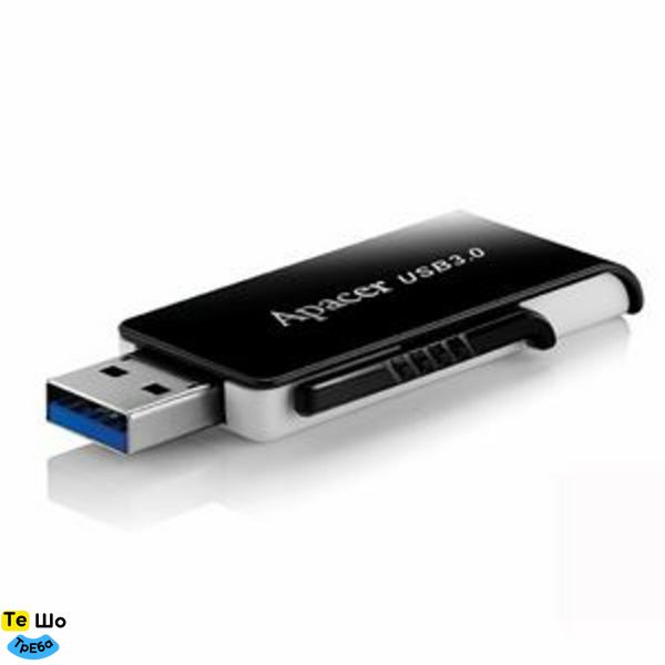 Флеш пам'ять Apacer USB 3.1 AH350 32Gb black (AP32GAH350B-1) AP32GAH350B-1 фото