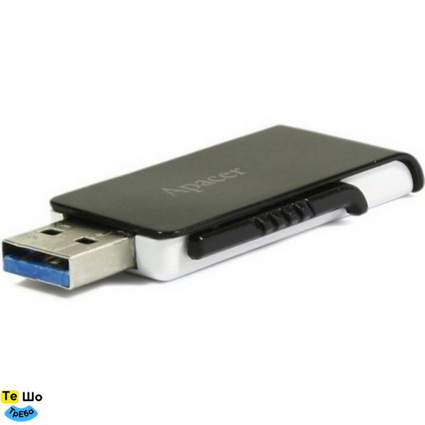 Флеш пам'ять Apacer USB 3.1 AH350 32Gb black (AP32GAH350B-1) AP32GAH350B-1 фото