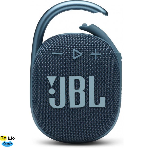 Портативна колонка JBL Clip 4 Blue JBLCLIP4BLU фото