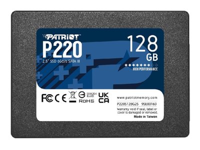 SSD Patriot P220 128GB 2.5" 7mm SATAIII P220S128G25 фото