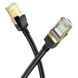 Кабель HOCO US02 Level pure copper gigabit ethernet cable(L=5M) Black 6931474761972 фото 1