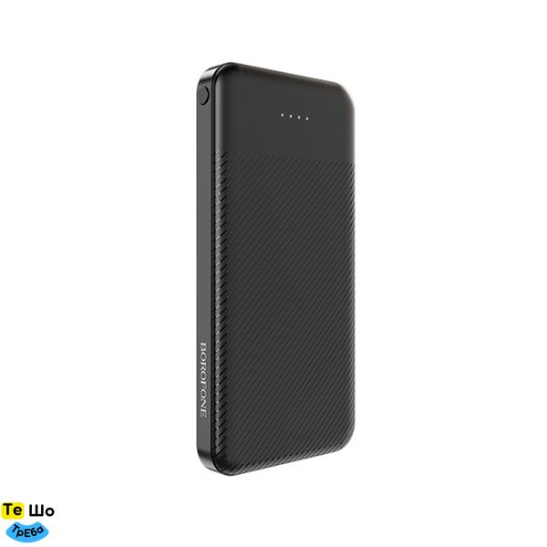 Зовнішній акумулятор BOROFONE BT27 Sea, mobile power bank, 10000mAh 2A Black BT27B фото