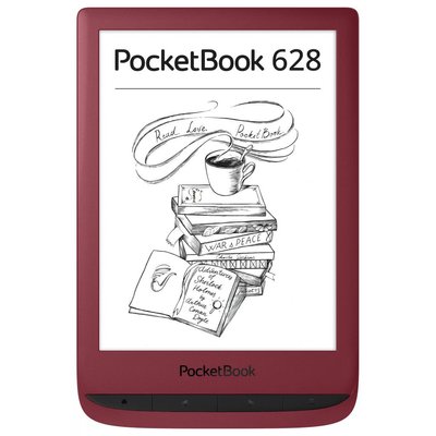 Електронна книга PocketBook 628 Touch Lux 5 Ruby Red PB628-R-CIS фото