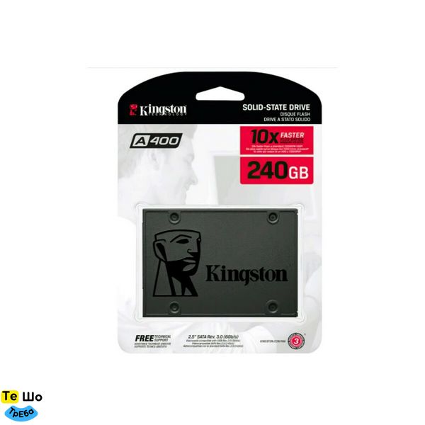SSD Kingston SSDNow A400 240GB 2.5" SATAIII TLC SA400S37/240G фото