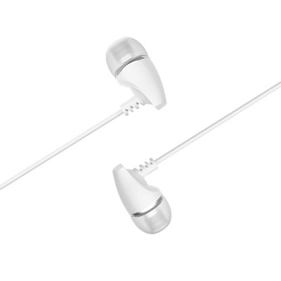 Наушники BOROFONE BM25 Sound edge universal earphones with mic White BM25W фото