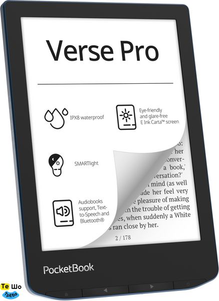 Электронная книга PocketBook 634 Verse Pro Azure PB634-A-CIS фото