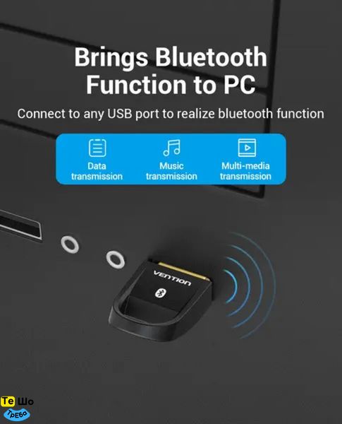 Адаптер Vention USB Bluetooth5.0 Adapter Black (CDSB0) CDSB0 фото