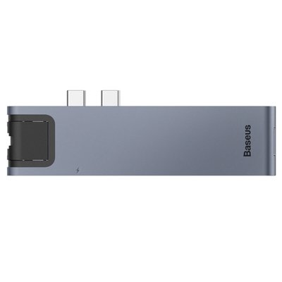 USB-Hub Baseus Thunderbolt C+Pro Seven-in-one smart HUB docking station Grey CAHUB-L0G фото