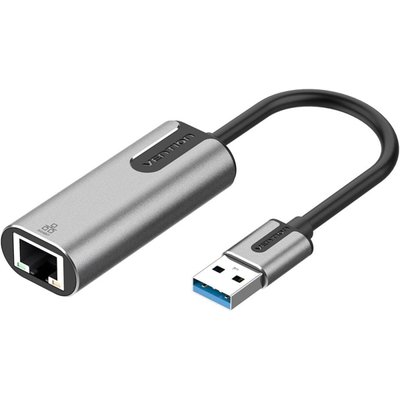 Адаптер Vention USB 3.0-A to Gigabit Ethernet Adapter Gray 0.15M Aluminum Alloy Type (CEWHB) CEWHB фото