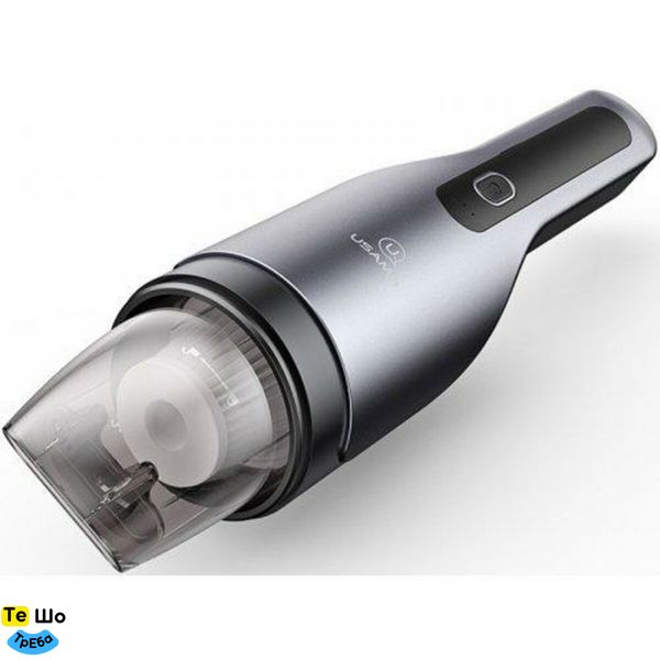 Автомобільний пилосос Usams US-ZB108-1 Mini Handheld Vacuum Cleaner Black XCQZB10801 фото