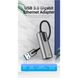 Адаптер Vention USB 3.0-A to Gigabit Ethernet Adapter Gray 0.15M Aluminum Alloy Type (CEWHB) CEWHB фото 3